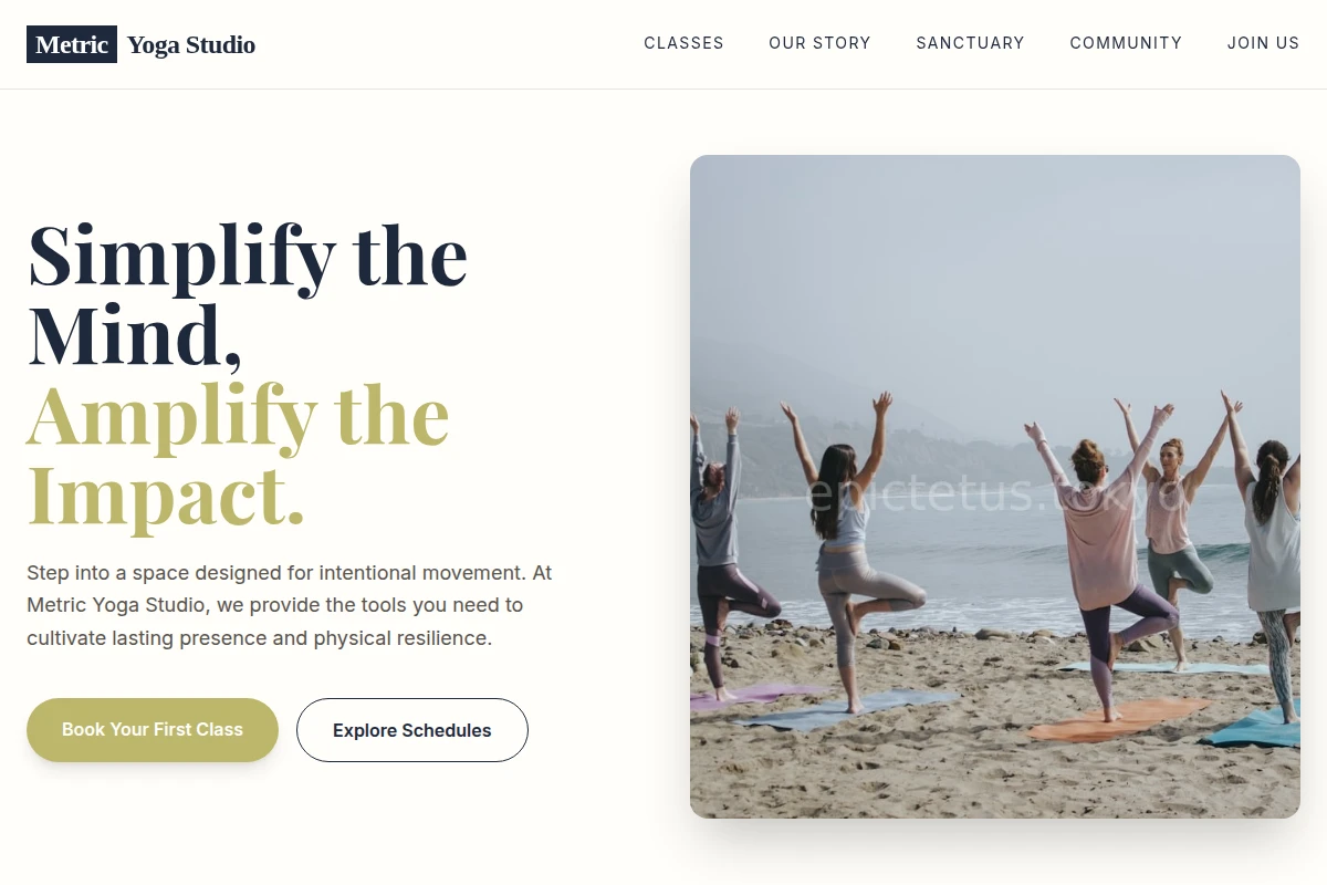 Metric Yoga Studio